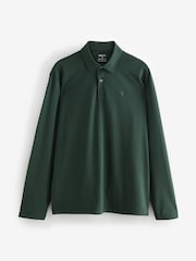 Bleu marine/vert/gris - Lot de 3 polos en jersey à manches longues - Image 2 de 12