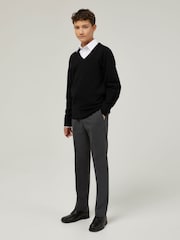 Trutex Black 100% Cotton School Jumper - Image 2 of 6