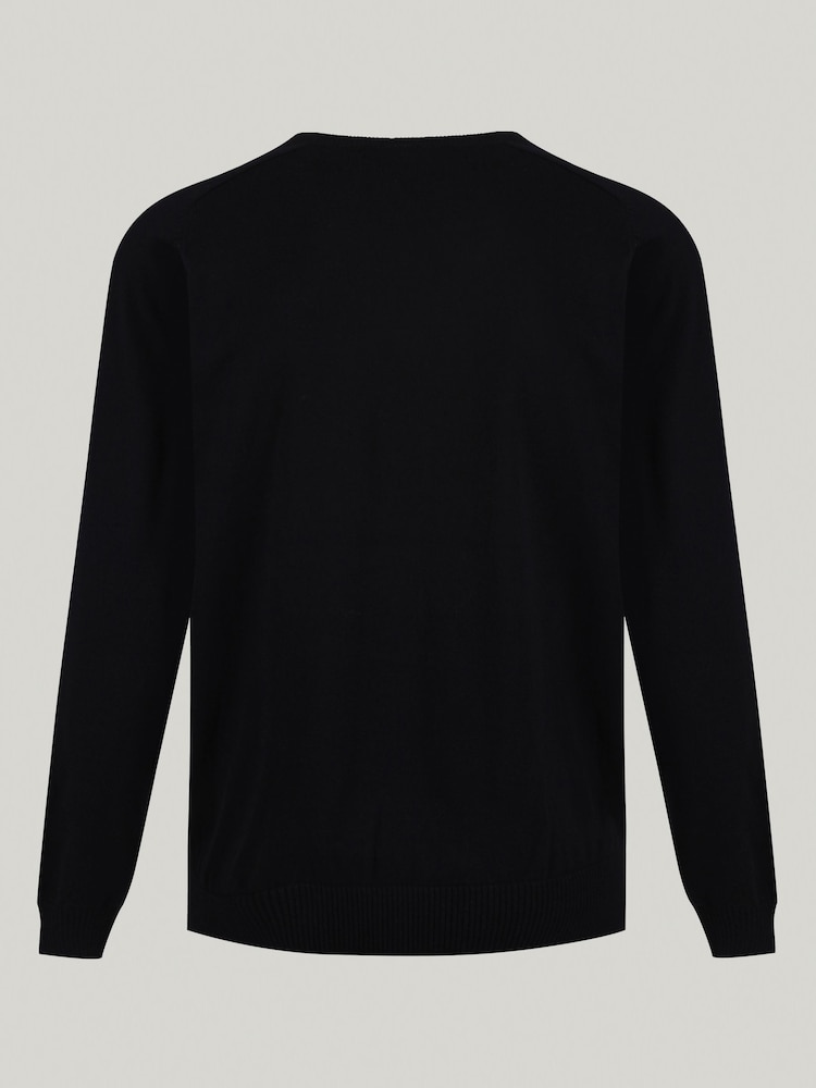 Trutex Black 100% Cotton School Jumper - Image 6 of 6