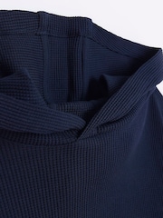 River Island Blue Boys Waffle Hoodie And Cargo Joggers Set - Image 5 of 5