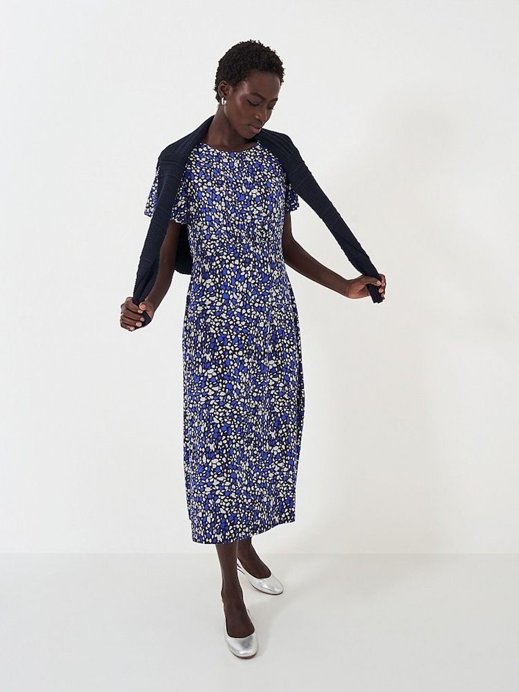 Crew Clothing Jenna Abstract Print Jersey Midi Dress - Image 1 of 4