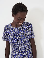 Crew Clothing Jenna Abstract Print Jersey Midi Dress - Image 3 of 4