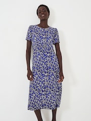 Crew Clothing Jenna Abstract Print Jersey Midi Dress - Image 4 of 4