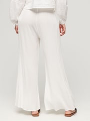 Superdry White Beach Trousers - Image 3 of 8