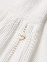 Superdry White Beach Trousers - Image 8 of 8