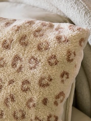 Fleece Natural Animal Print Duvet Cover and Pillowcase Set - Image 4 of 7