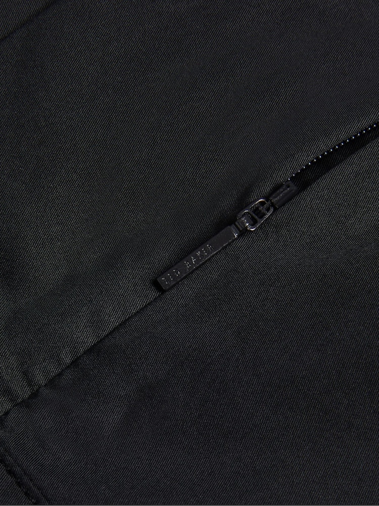 Ted Baker Black Burdur Stitch Detail Puff Sleeve Top - Image 6 of 6