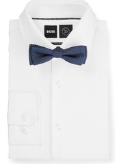 BOSS Blue Silk-Blend Tie And Pocket Square Set - Image 4 of 4
