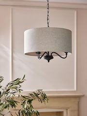 Black Burford 3 Light Chandelier - Image 2 of 6