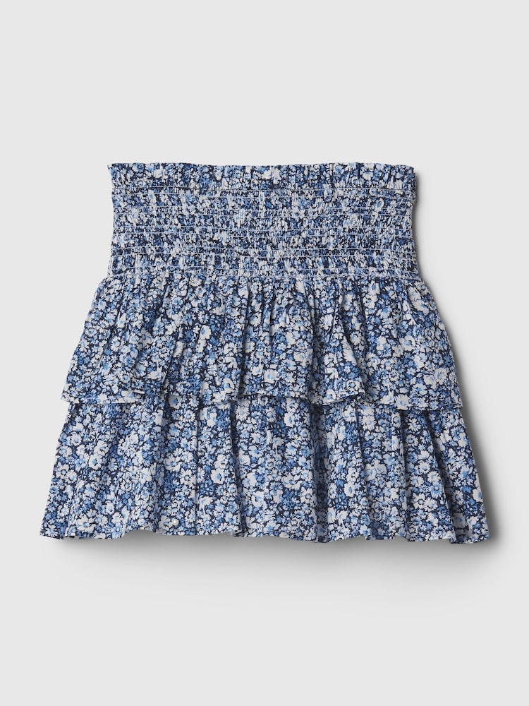 Gap Blue Smocked Skort - Image 5 of 5