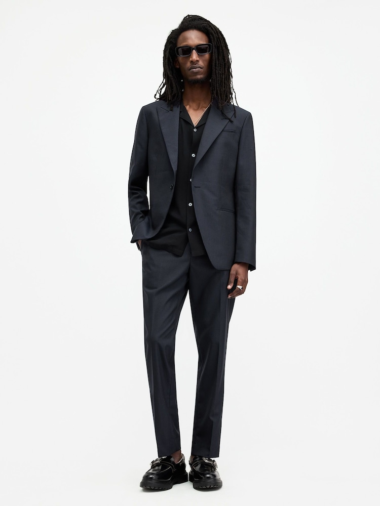 AllSaints Blue Howling Trousers - Image 2 of 6