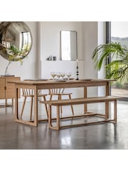 Gallery Home Natural Neston Ext Dining Table - Image 1 of 11
