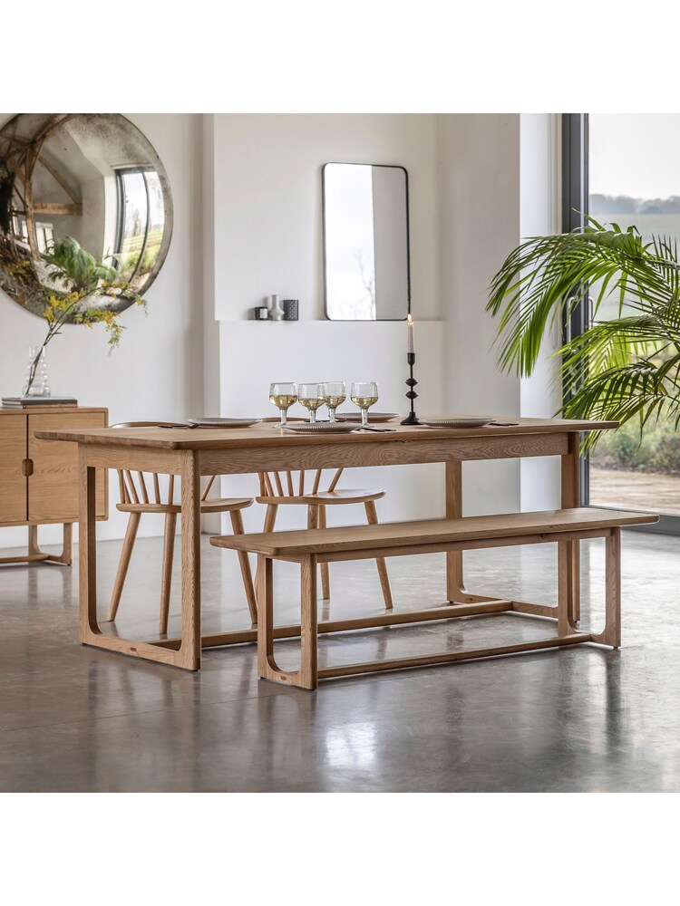 Gallery Home Natural Neston Ext Dining Table - Image 1 of 11