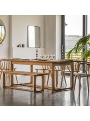 Gallery Home Natural Neston Ext Dining Table - Image 3 of 11