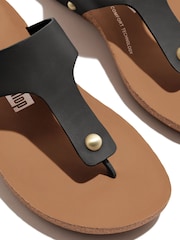 FitFlop Iqushion Leather Toe Post Sandals - Image 4 of 5