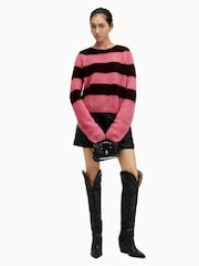 AllSaints Red Lana Jumper - Image 1 of 7