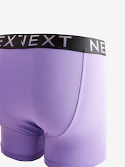 Bright Colour Black Waistband 10 pack A-Front Boxers - Image 12 of 13