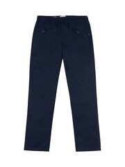 أزرق - بنطلون مزيج كتان برباط شد رجالي من U.s. Polo Assn - Image 5 of 6