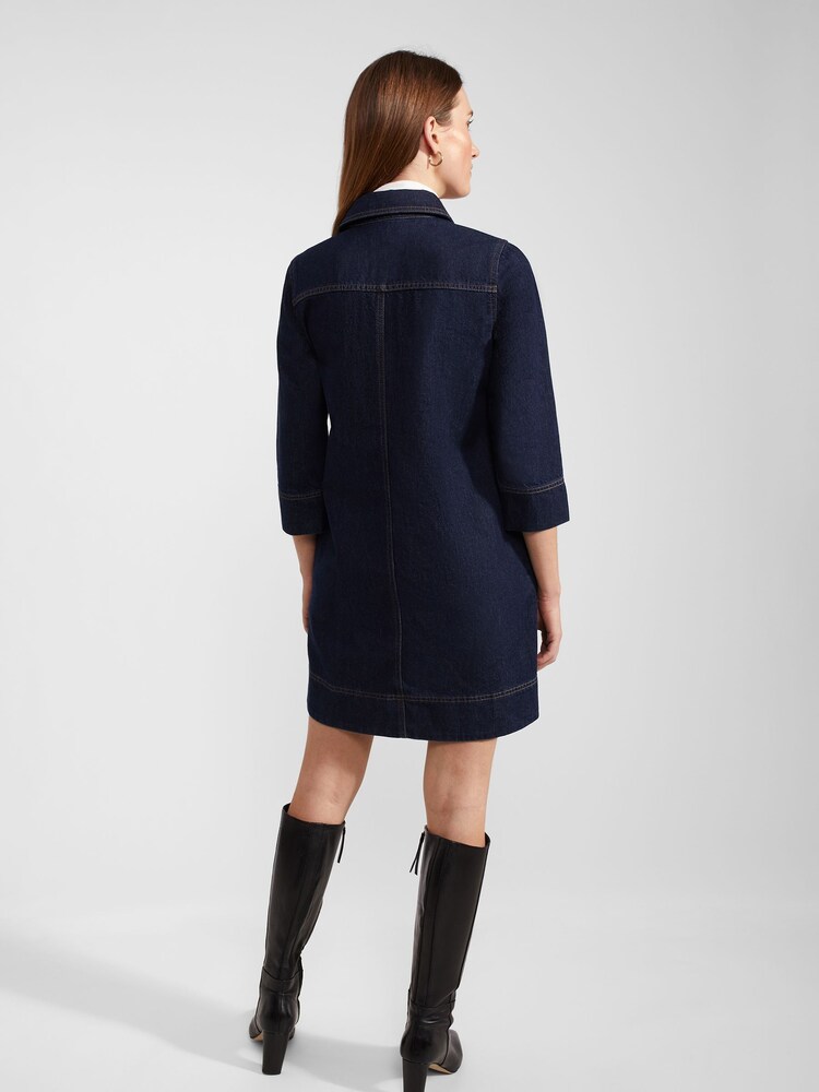 Hobbs Blue Josie Dress - Image 2 of 4 Hobbs Blue Josie Dress - Image 2 of 4