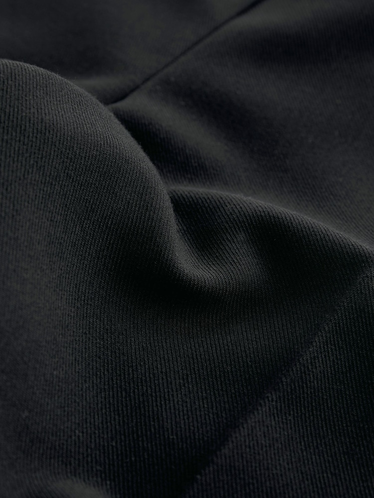 Black Twill Straight Trousers - Image 7 of 7