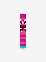 Bright Dinosaur Fun Pattern Socks 5 Pack - Image 4 of 8
