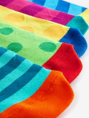 Bright Dinosaur Fun Pattern Socks 5 Pack - Image 8 of 8