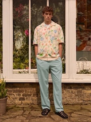 Ecru White EDIT Short Sleeve Floral Printed Shirt - Image 2 of 8