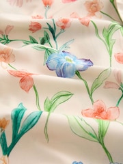 Ecru White EDIT Short Sleeve Floral Printed Shirt - Image 7 of 8