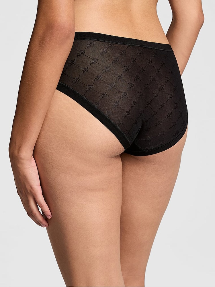 Victoria's Secret PINK Black Hipster No Show Knickers - Image 2 of 3