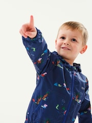 Regatta Blue Peppa Pig Muddy Puddle Waterproof Jacket - Image 1 of 7