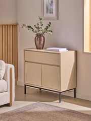 Light Marlow Oak Effect Small Sideboard - Image 1 of 9
