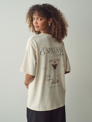 Espresso Martini Graphic Espresso Martinin Graphic 100% Cotton T-Shirt - Image 1 of 5