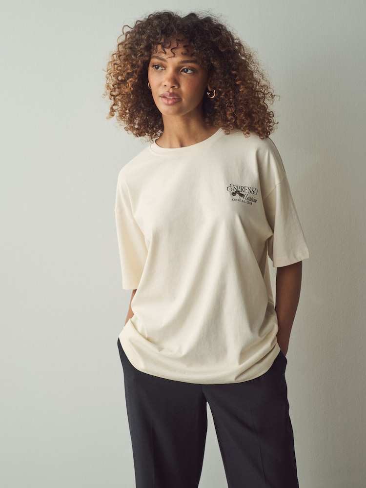 Espresso Martini Graphic Espresso Martinin Graphic 100% Cotton T-Shirt - Image 2 of 5