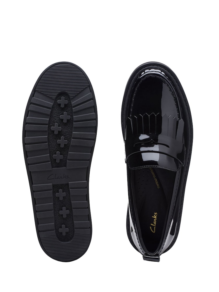 črna - Clarks Orianna mokasini - Slika 7 iz 7