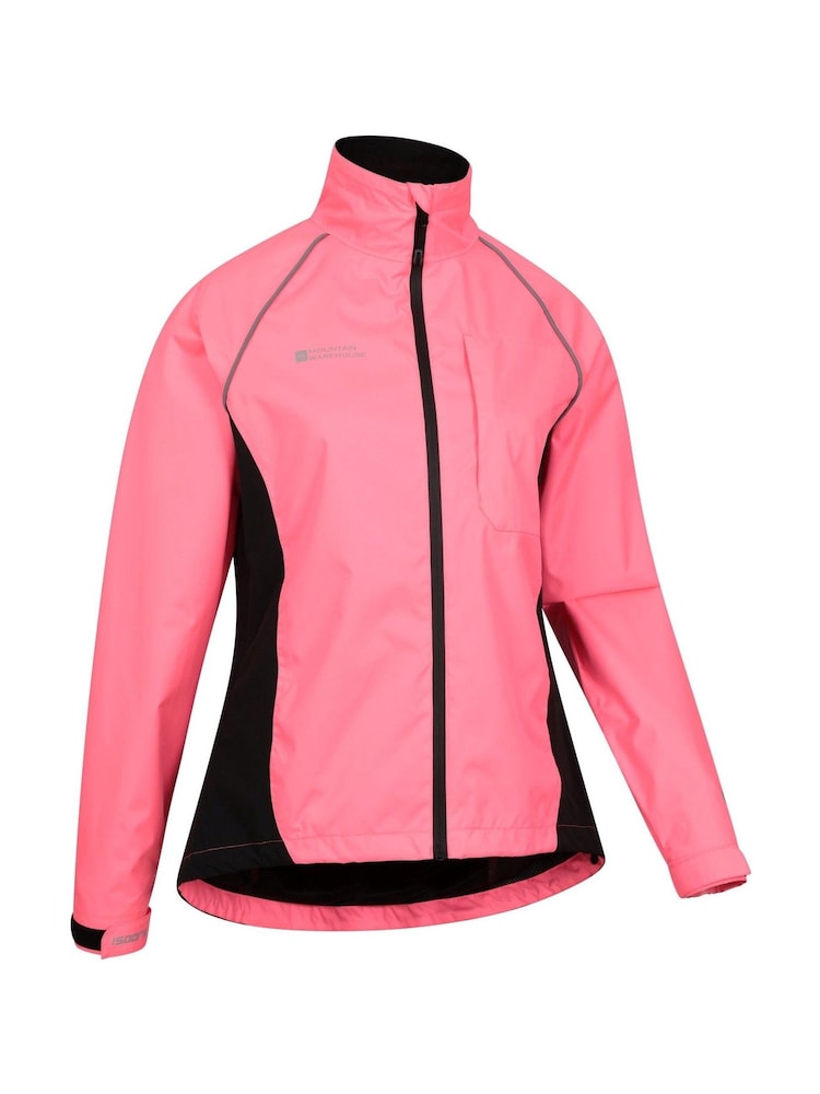 Mountain Warehouse Light Pink Adrenaline II Womens Waterproof Iso-Viz Jacket - Image 1 of 2