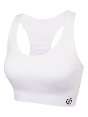 Weiß - Dare 2b Don't Sweat It II Nahtloser Sport-BH mit mittlerer Stützkraft - Bild 9 von 9