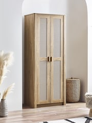 Julian Bowen Brown Sydney Double Wardrobe - Image 1 of 6
