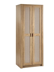 Julian Bowen Brown Sydney Double Wardrobe - Image 2 of 6