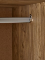 Julian Bowen Brown Sydney Double Wardrobe - Image 6 of 6