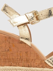Schuh Valley Cork Espadrille Wedges - Image 2 of 4