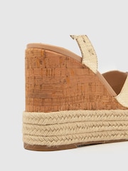 Schuh Valley Cork Espadrille Wedges - Image 4 of 4