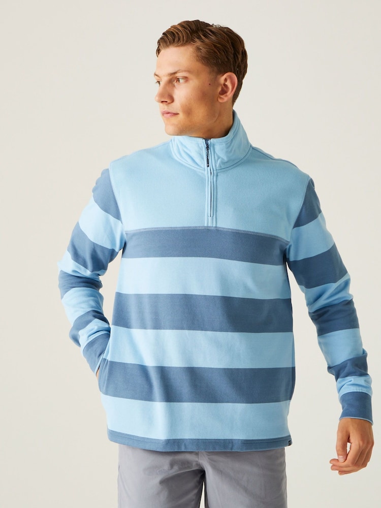 Modro nebo - Regatta Agilno Quarter Zip flis - Slika 1 iz 8