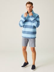 Modro nebo - Regatta Agilno Quarter Zip flis - Slika 3 iz 8