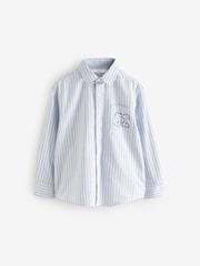 Blue Boston 100% Cotton Long Sleeve Stripe Shirt (3-16yrs) - Image 5 of 8