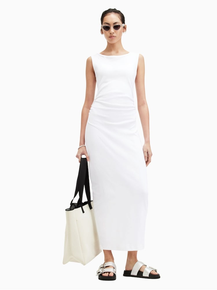 AllSaints White Katarina Dress - Image 1 of 7