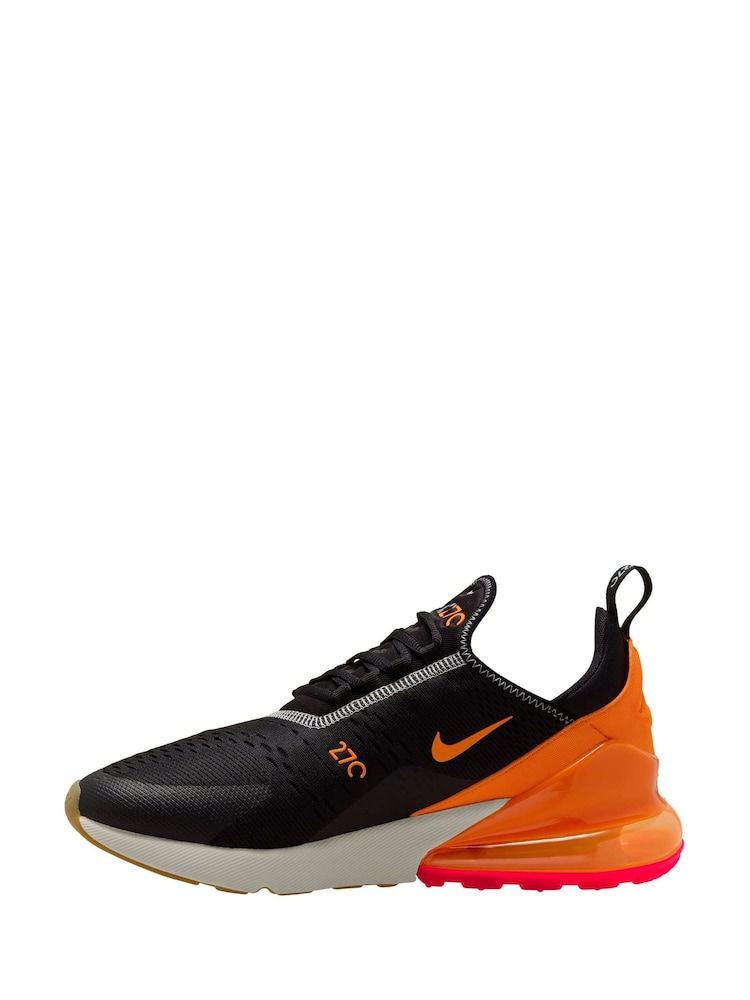 Черный/оранжевый - Кроссовки Nike Air Max 270 - Изображение 2 из 4