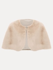 Phase Eight Natural Faux Fur Stole Scarve - Image 6 of 6