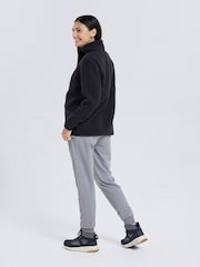 Mountain Warehouse Black Cosy Maternity Borg Half-Zip Fleece - Image 2 of 4