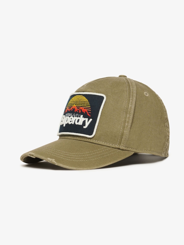 Superdry Green Graphic Trucker Cap - Image 2 of 4
