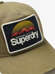 Superdry Green Graphic Trucker Cap - Image 4 of 4